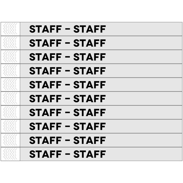 Staff Tyrex wristbands - 100 pcs