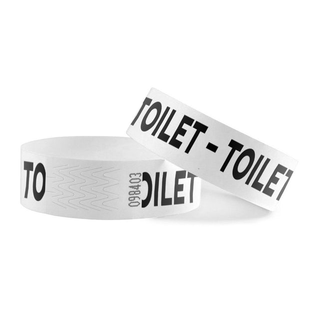 Toilet Tyrex wristbands - 100 pcs