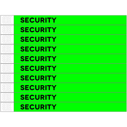 Security Tyrex wristbands - 100 pcs
