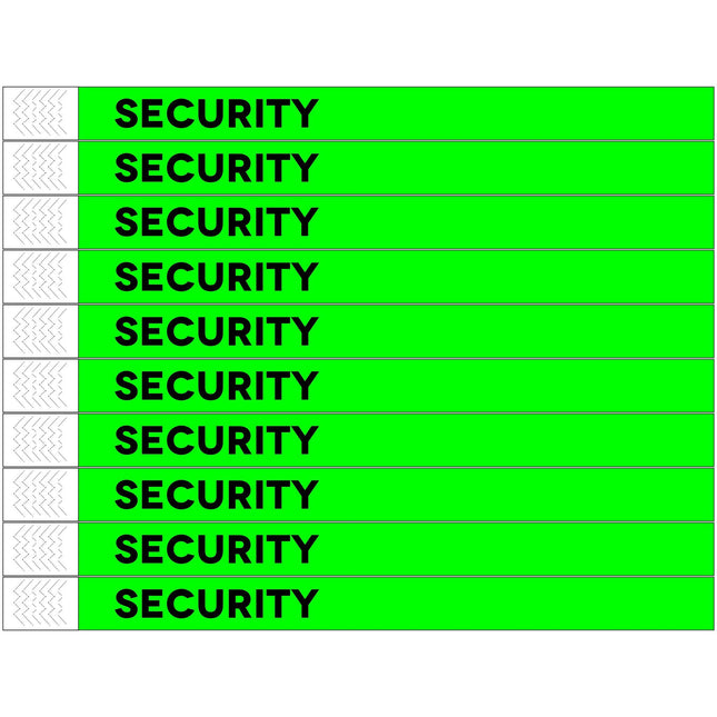 Security Tyrex wristbands - 100 pcs