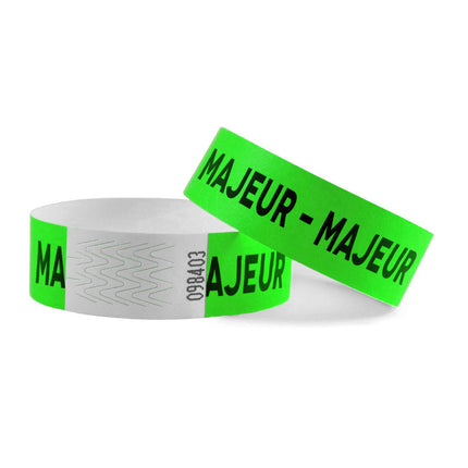 Majeur Tyrex wristbands - 100 pcs