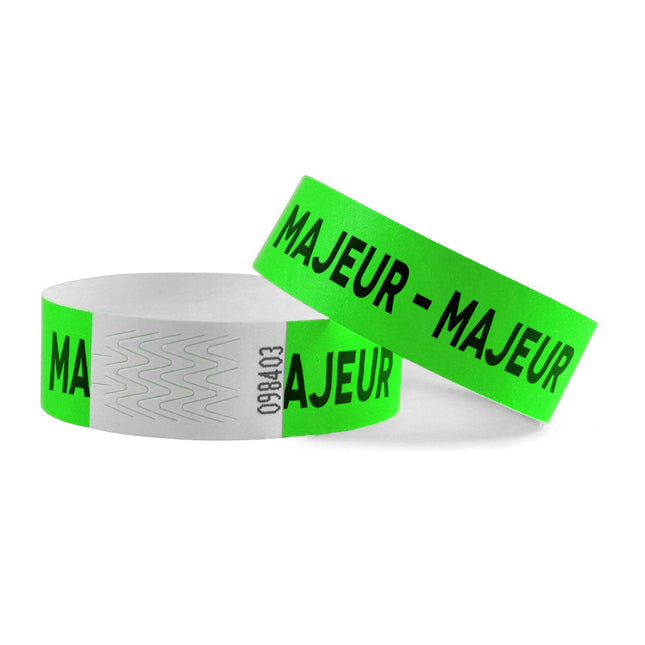 Majeur Tyrex wristbands - 100 pcs