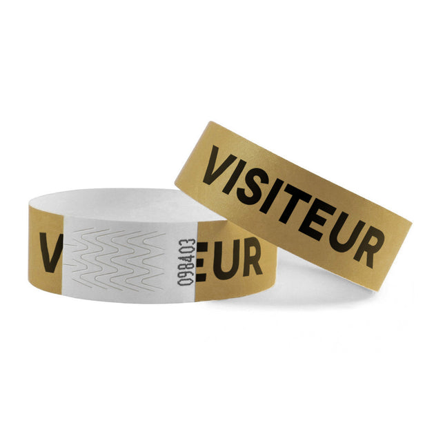 Visiteur Tyrex wristbands - 100 pcs