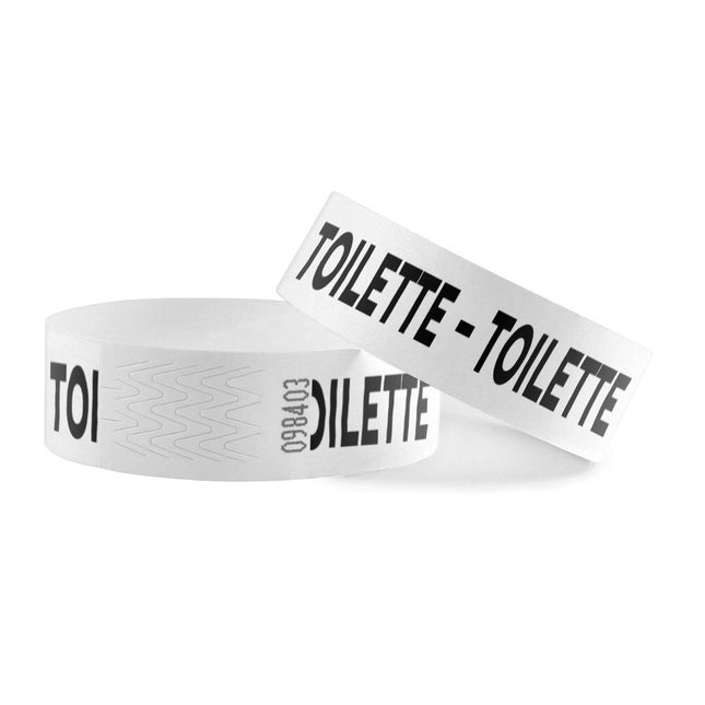 Toilette Tyrex wristbands - 100 pcs