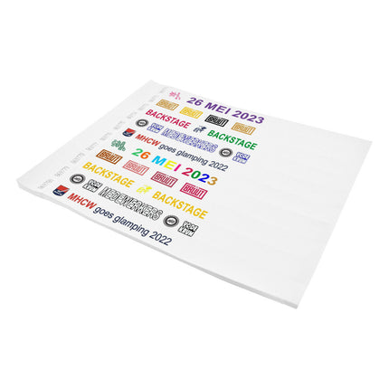 Custom design Tyrex wristbands- 100 pcs