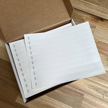 Printable wristbands - 100 pcs