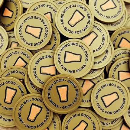 Good for one drink tokens Ø29mm – 100 pcs