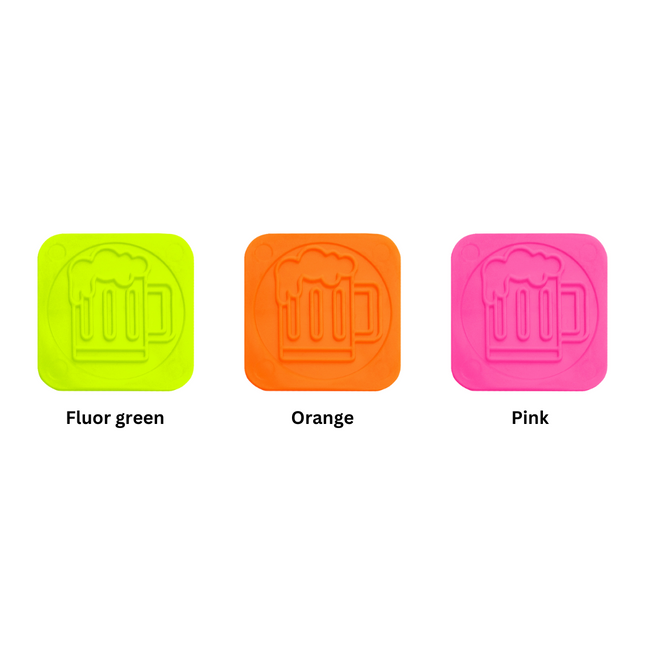 Fluorescent beer break-off tokens – 1000 pcs