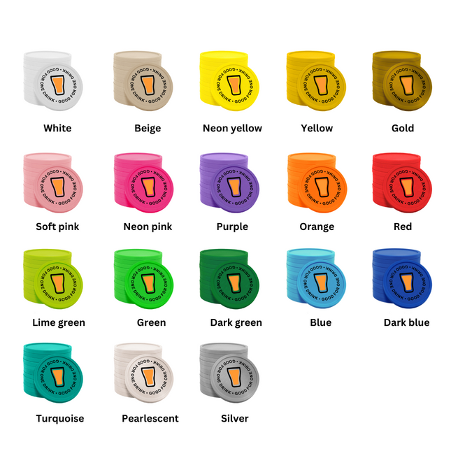 Good for one drink tokens Ø29mm – 100 pcs