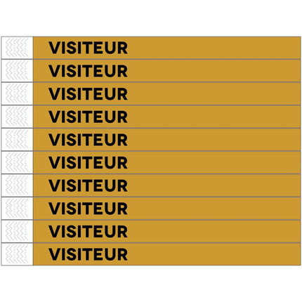 Visiteur Tyrex wristbands - 100 pcs