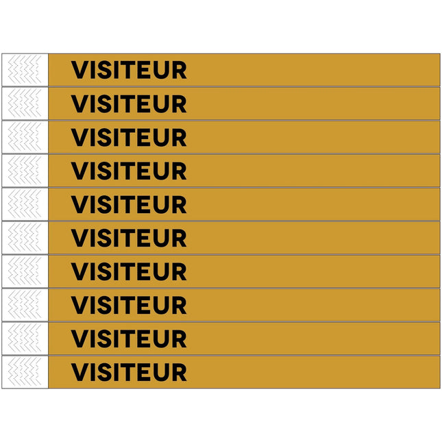 Visiteur Tyrex wristbands - 100 pcs