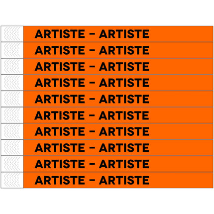 Artiste Tyrex wristbands - 100 pcs
