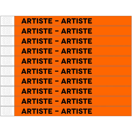 Artiste Tyrex wristbands - 100 pcs
