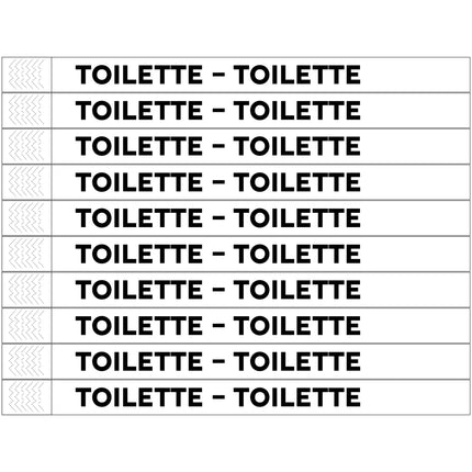 Toilette Tyrex wristbands - 100 pcs