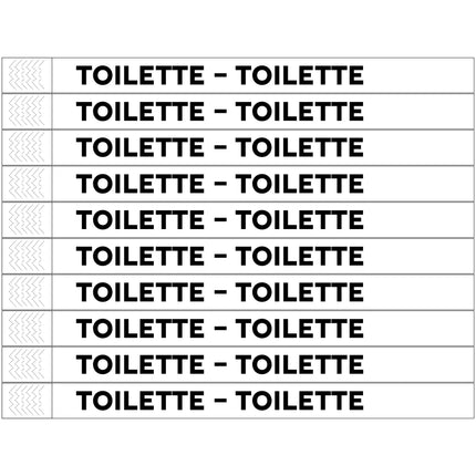 Toilette Tyrex wristbands - 100 pcs