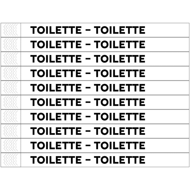 Toilette Tyrex wristbands - 100 pcs