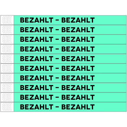 Bezahlt Tyrex wristbands - 100 pcs