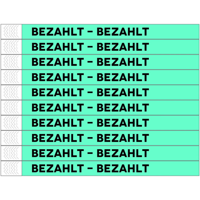 Bezahlt Tyrex wristbands - 100 pcs