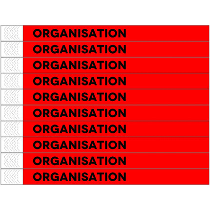 Organisation Tyrex wristbands - 100 pcs