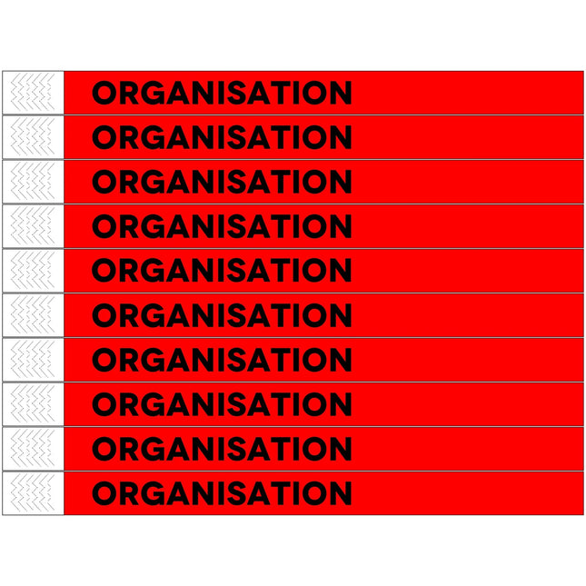 Organisation Tyrex wristbands - 100 pcs