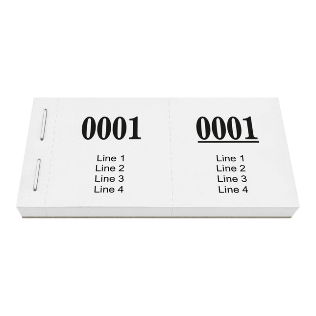 Custom raffle tickets - 1000 pcs
