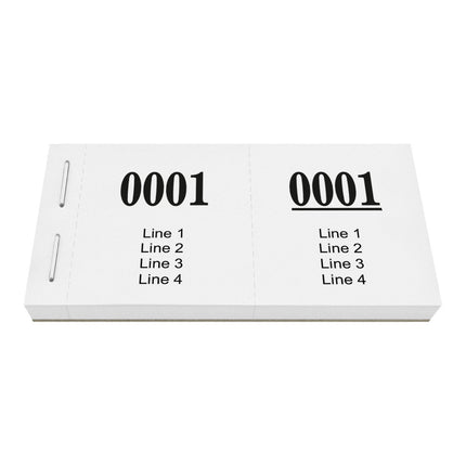 Custom raffle tickets - 1000 pcs