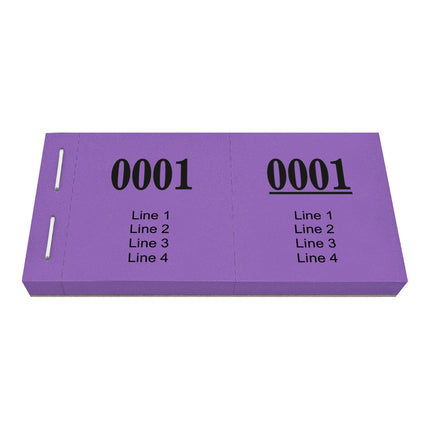 Custom raffle tickets - 1000 pcs