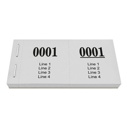 Custom raffle tickets - 1000 pcs