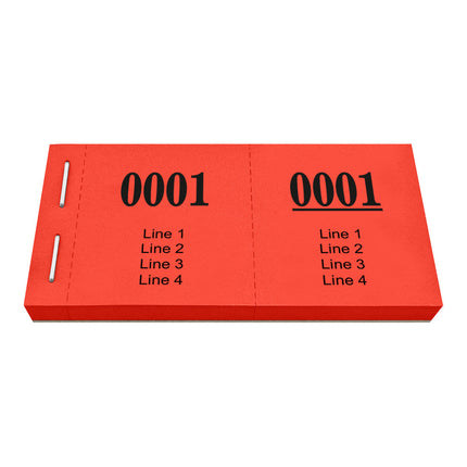 Custom raffle tickets - 1000 pcs