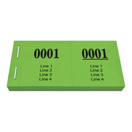 Custom raffle tickets - 1000 pcs