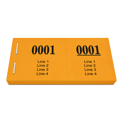 Custom raffle tickets - 1000 pcs