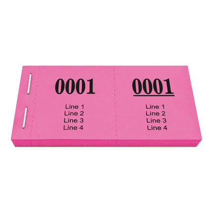 Custom raffle tickets - 1000 pcs