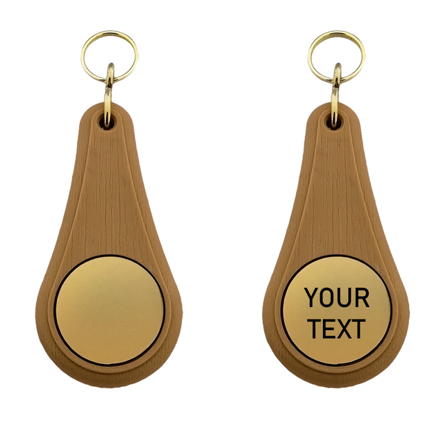 Wellness hotel keychain dark brown – 1 pc