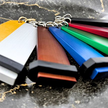 Bumerang black hotel keychain engraved – 1 pc