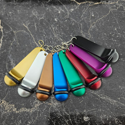 Big Classic black hotel keychain engraved – 1 pc