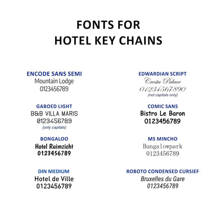 Wellness hotel keychain light brown – 1 pc