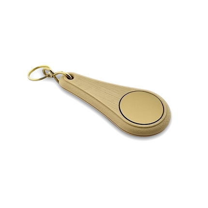 Wellness hotel keychain light brown – 1 pc