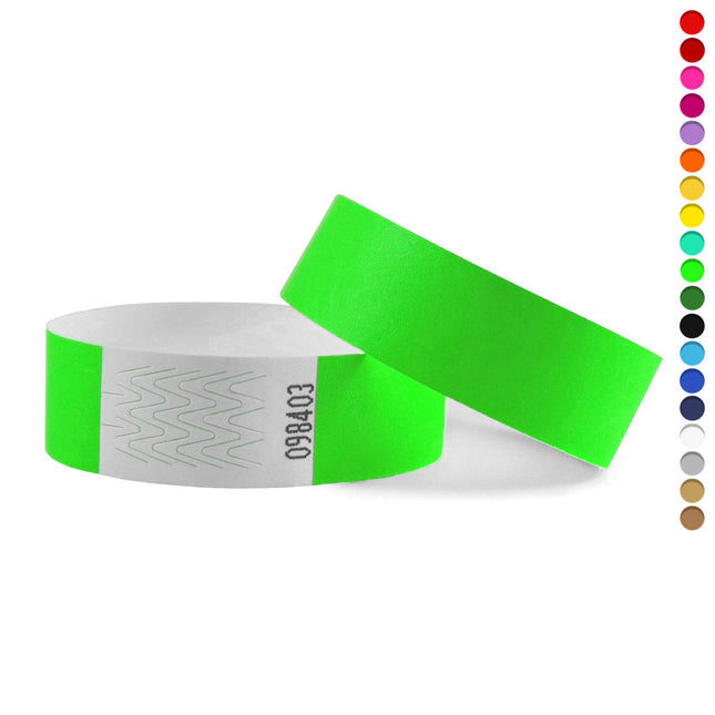 Blank Tyvek wristbands - 100 pcs