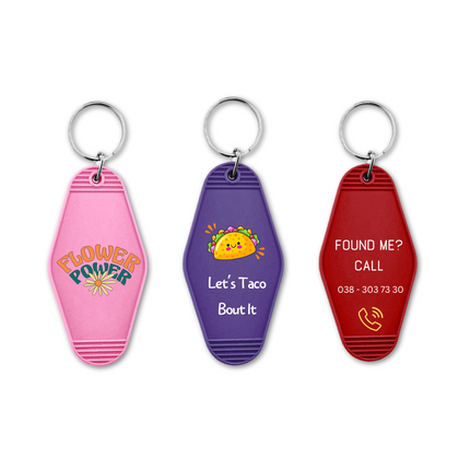 Hunter hotel keychain printed - 1 pc