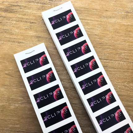 Custom drink tickets on strips - 1000 tickets
