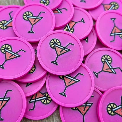 Cocktail tokens Ø29mm – 100 pcs