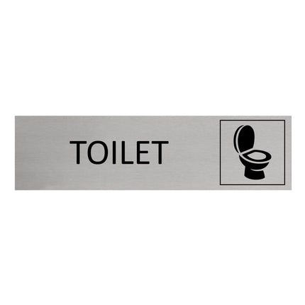 Toilet door sign 165x45mm - 1 pc
