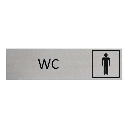 Men’s wc door sign 165x45mm - 1 pc