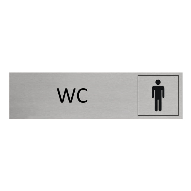 Men’s wc door sign 165x45mm - 1 pc