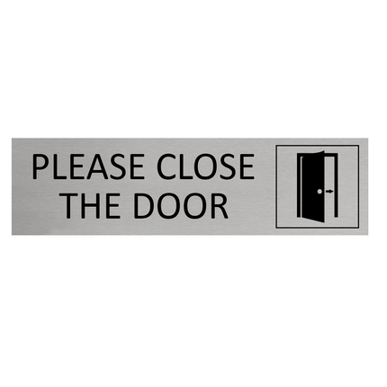 Please close the door door sign 165x45mm - 1 pc