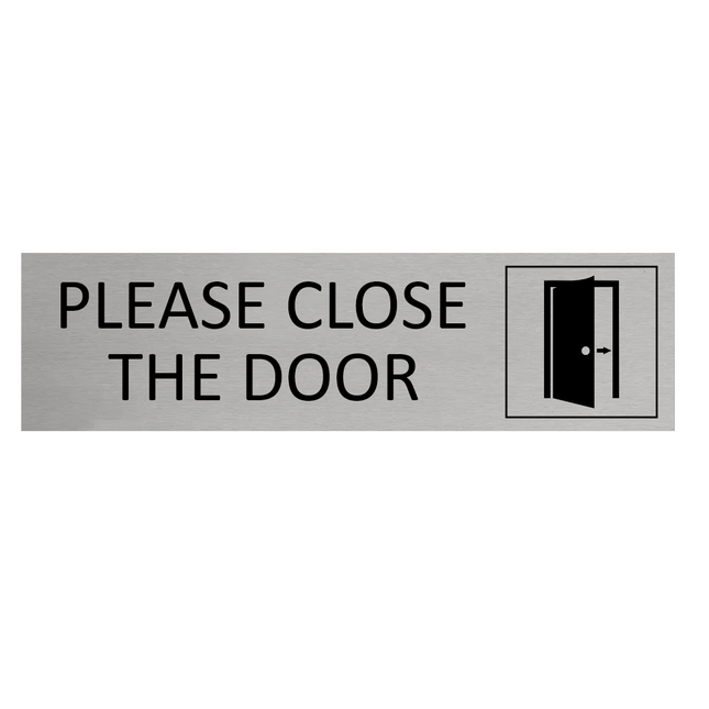 Please close the door door sign 165x45mm - 1 pc