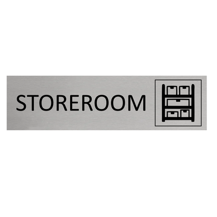 Storeroom  door sign 165x45mm - 1 pc