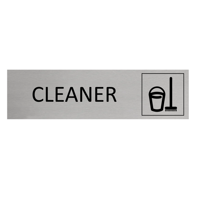 Cleaner door sign 165x45mm - 1 pc