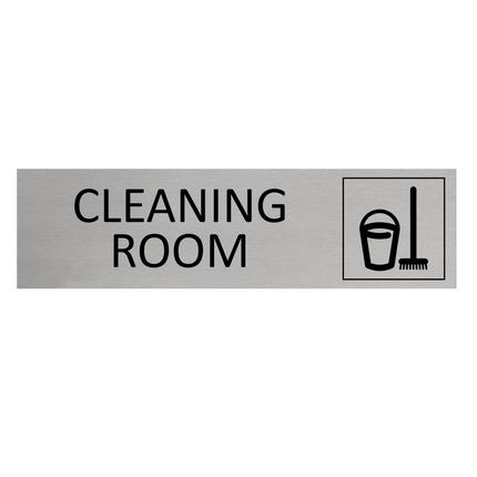 Cleaning room door sign 165x45mm - 1 pc