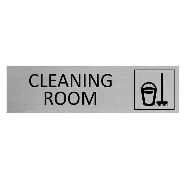 Cleaning room door sign 165x45mm - 1 pc